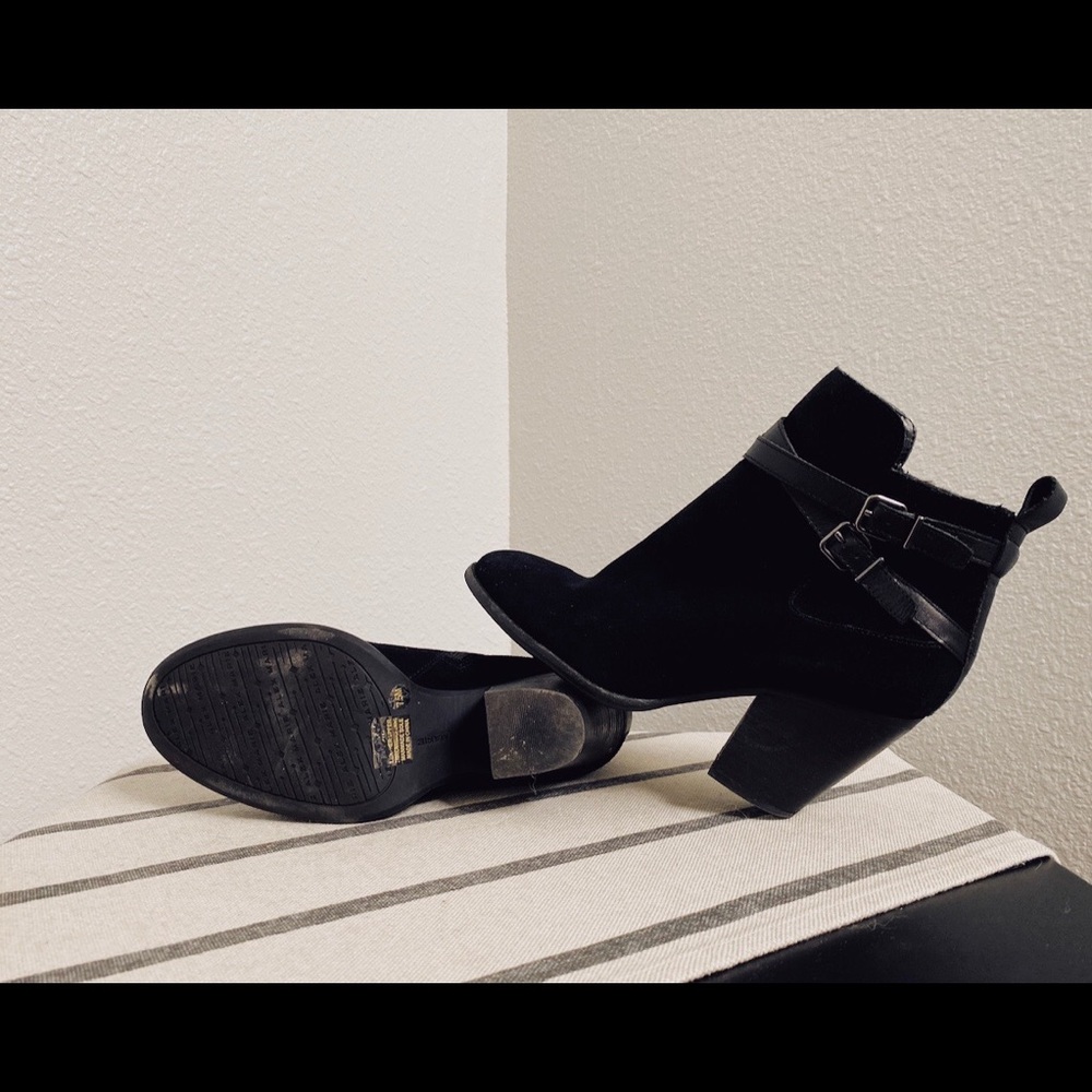 Alex Marie, Black suede ankle booties